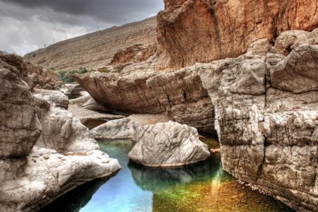 Escursione a Wadi Bani Awf e al Canyon del Serpente